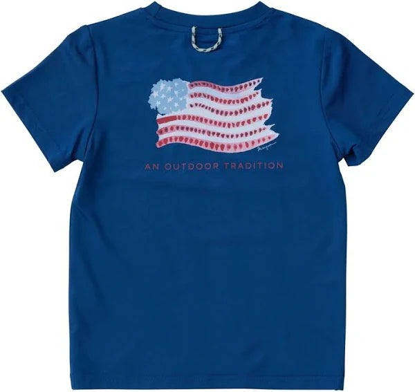 Boys Flag Performance Tee