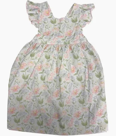 Lilah Floral Print Bow Back Dress