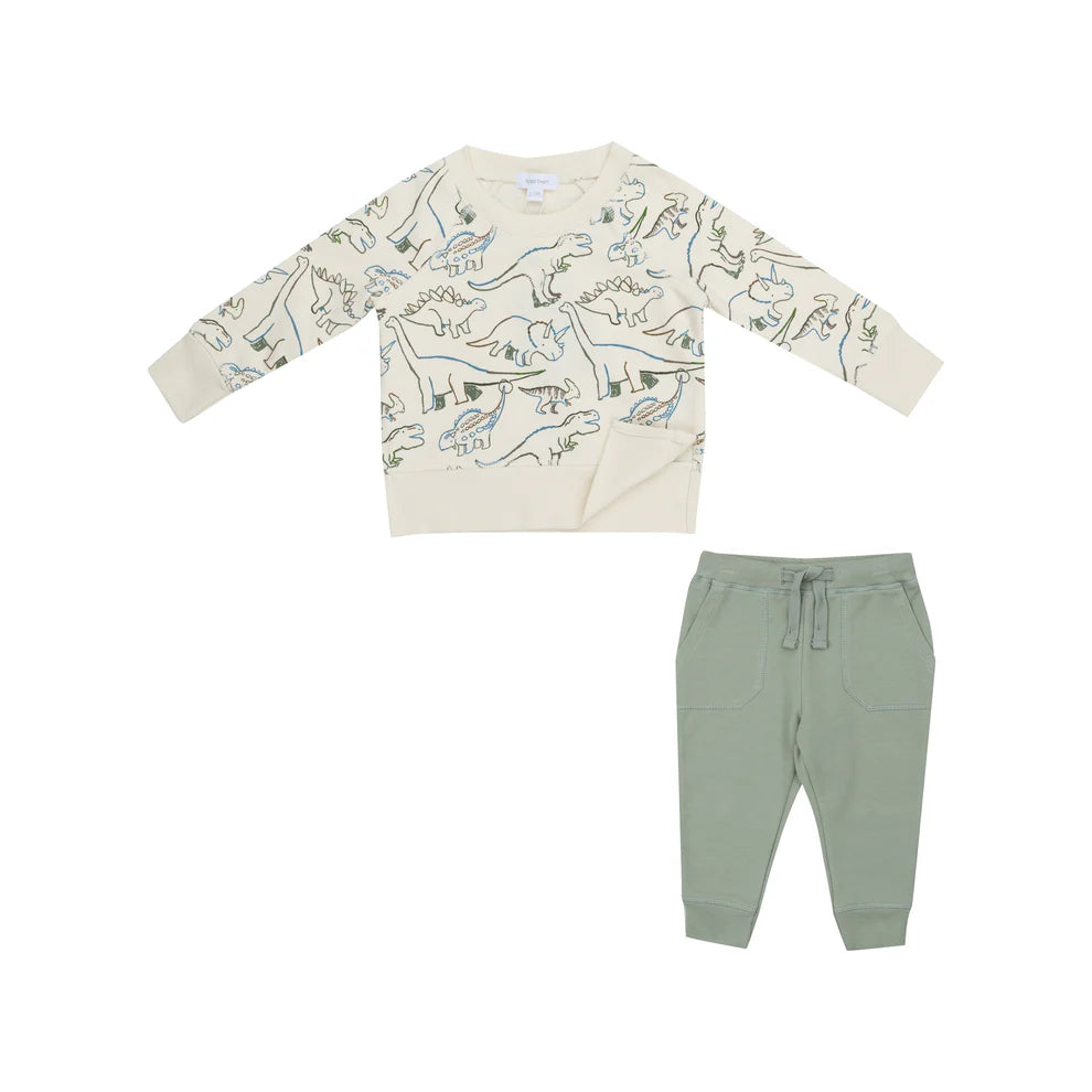 Artsy Dino Sweatshirt & Jogger Set