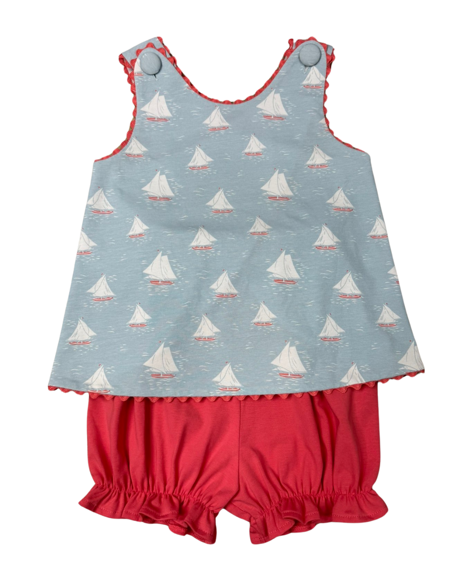 Set Sail Swing Top Bloomer Set