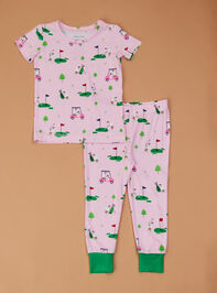 Dog Gone Golf Pink Loungewear Set