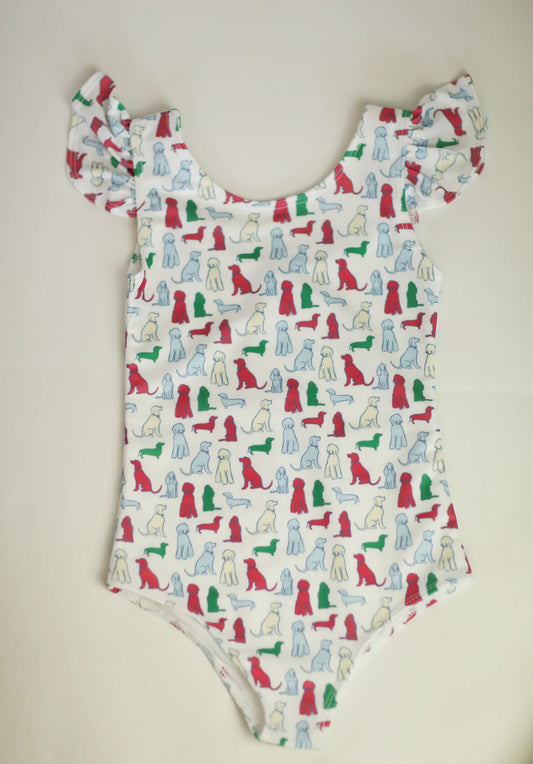 Colored Dogs One-Piece