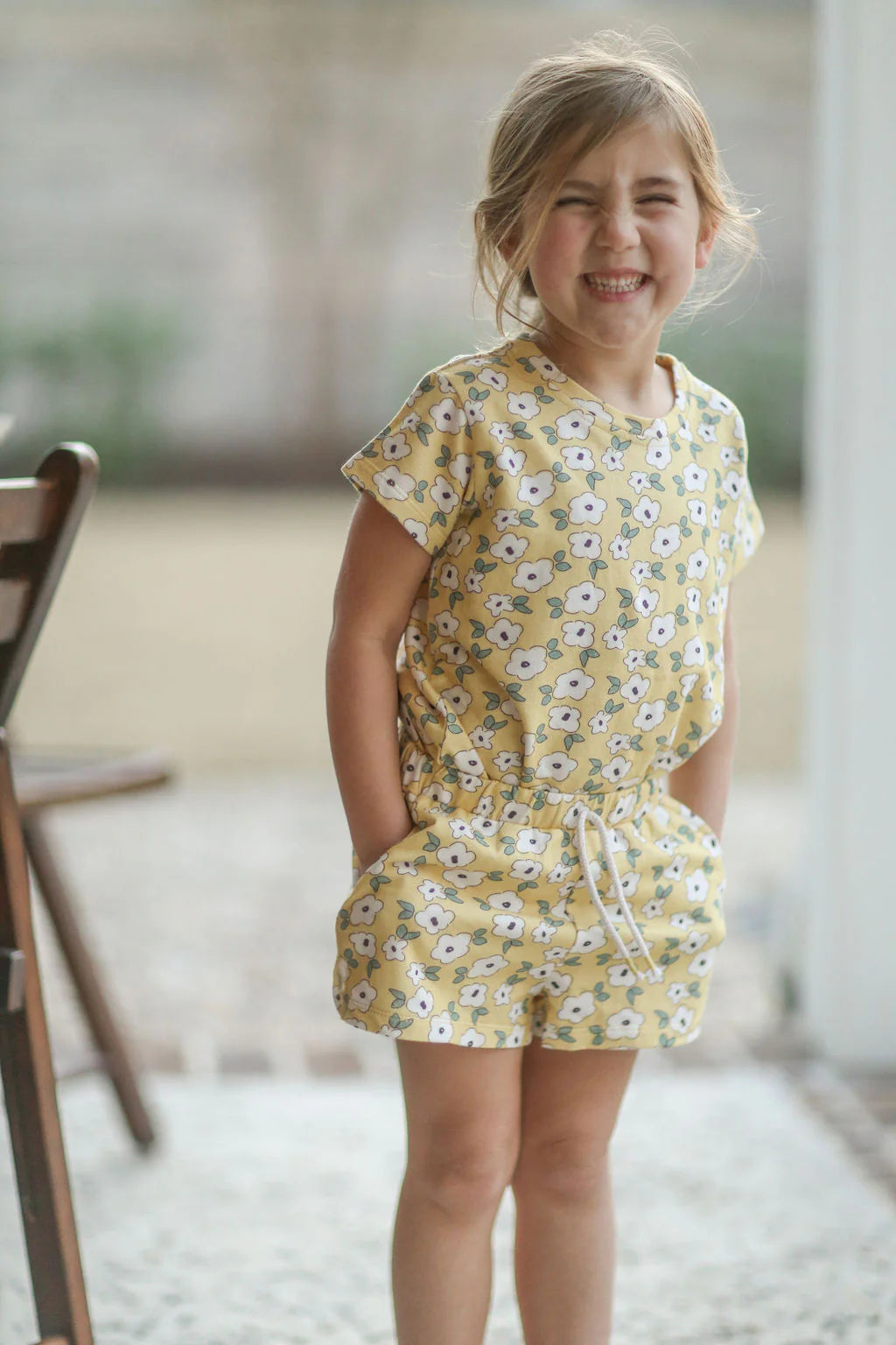 Yellow Flower Short Set