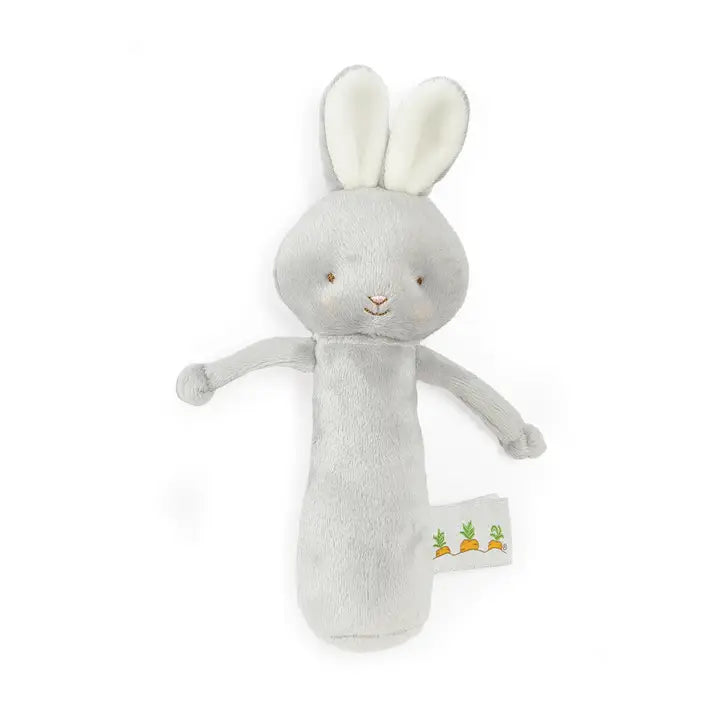Friendly Rattle - Gray Bunny