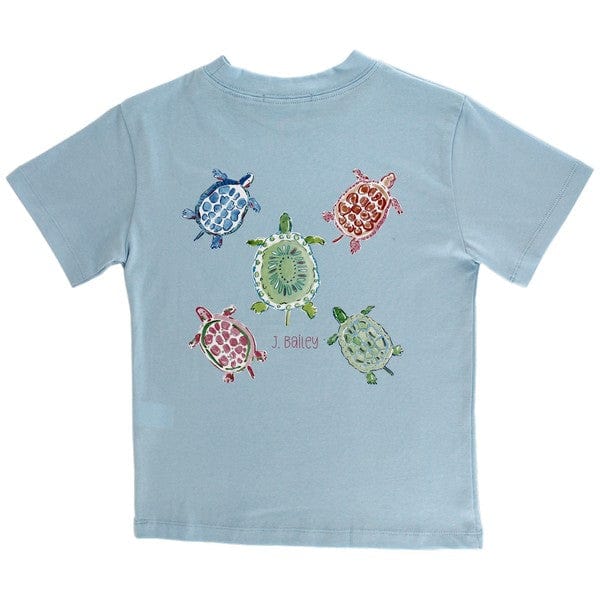 Girl Turtles On Bayberry Shirt