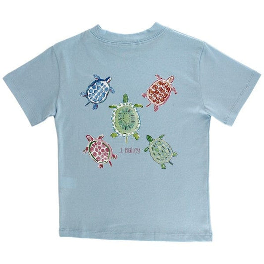 Girl Turtles On Bayberry Shirt