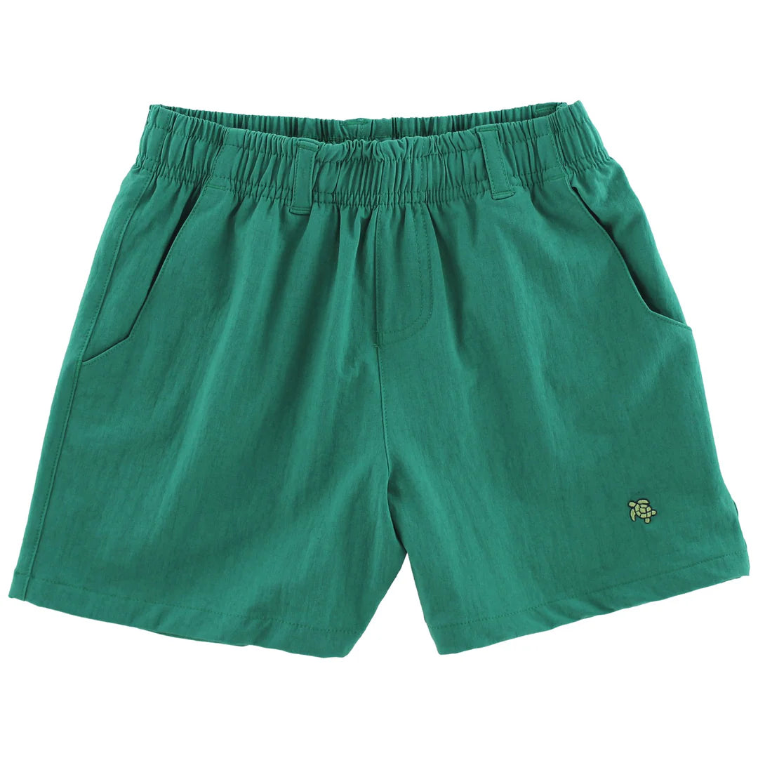 Printed Performance Short Green
