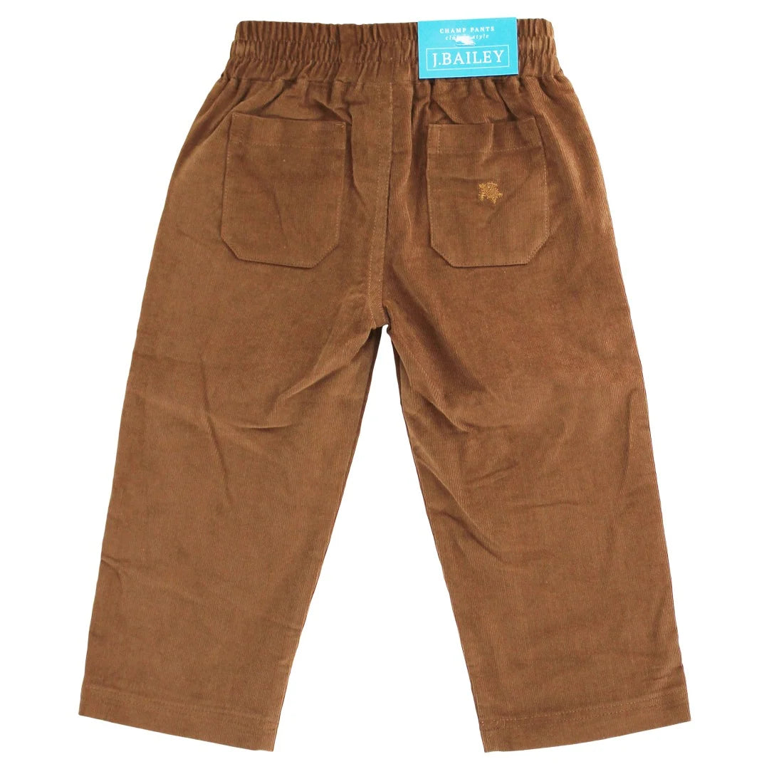 Pull On Pant - Brown Corduroy