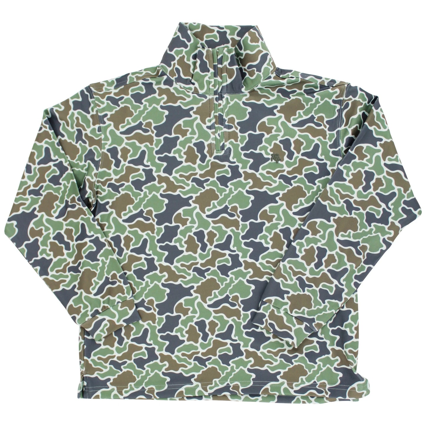 Performance Half Zip - Green Camo