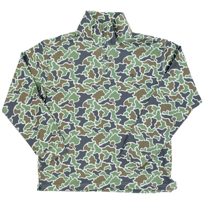Performance Half Zip - Green Camo