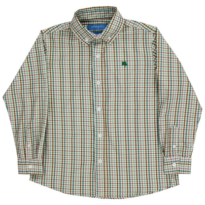 Performance Button Down - Acorn Plaid