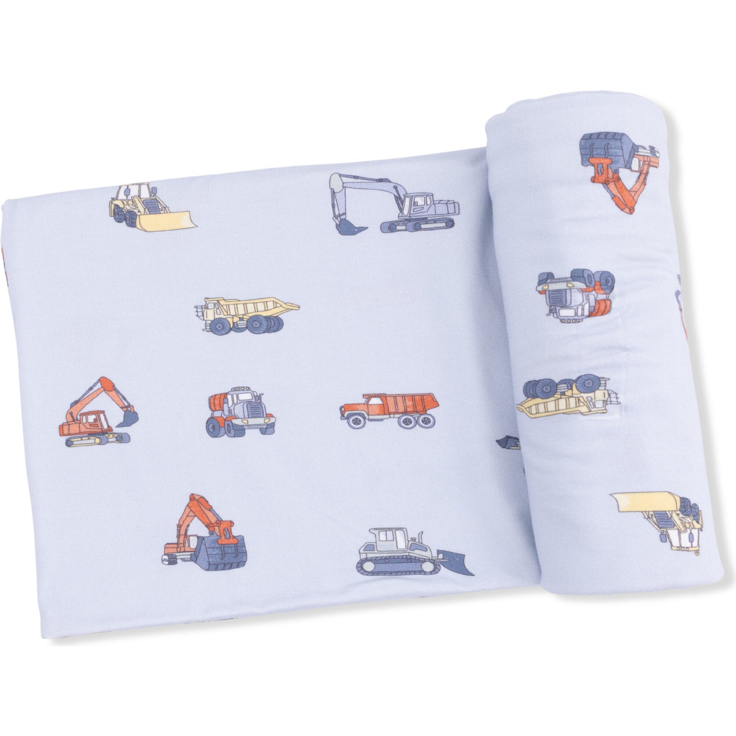 Construction Vehicles Swaddle Blanket