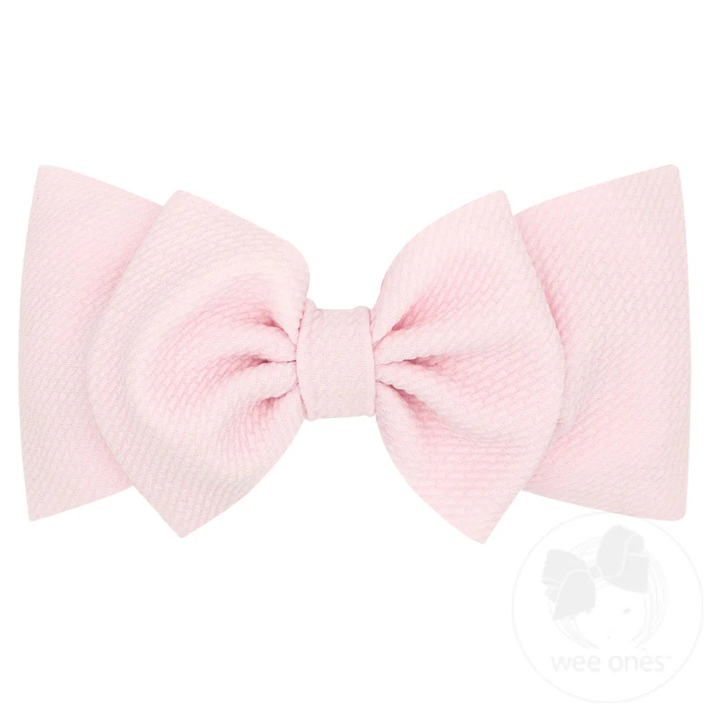 Soft Rippled Large Textured Baby Bow