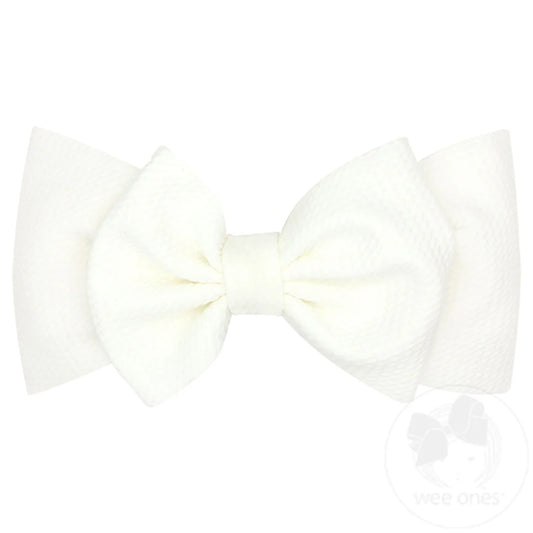 Soft Rippled Large Textured Baby Bow