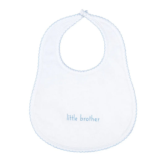Little Brother Embroidered Bib (One Size)