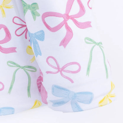 Sweet Bows Swaddle Blanket