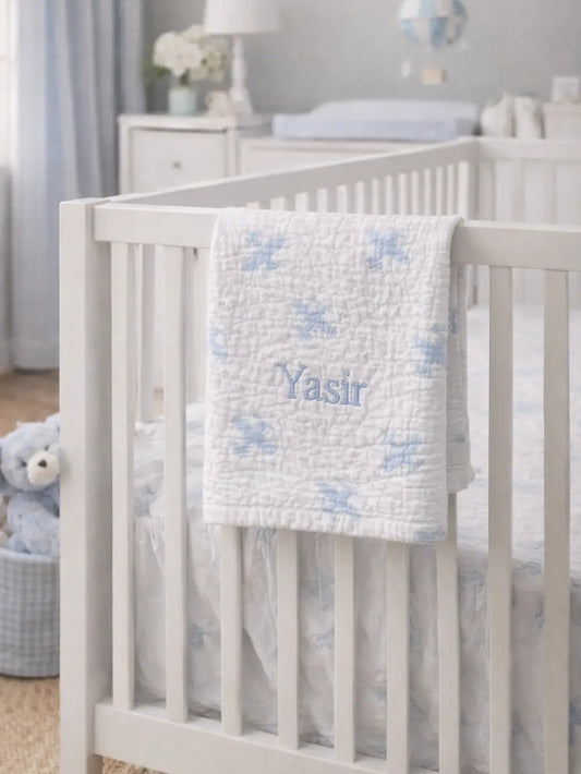 Airplane Baby Blanket