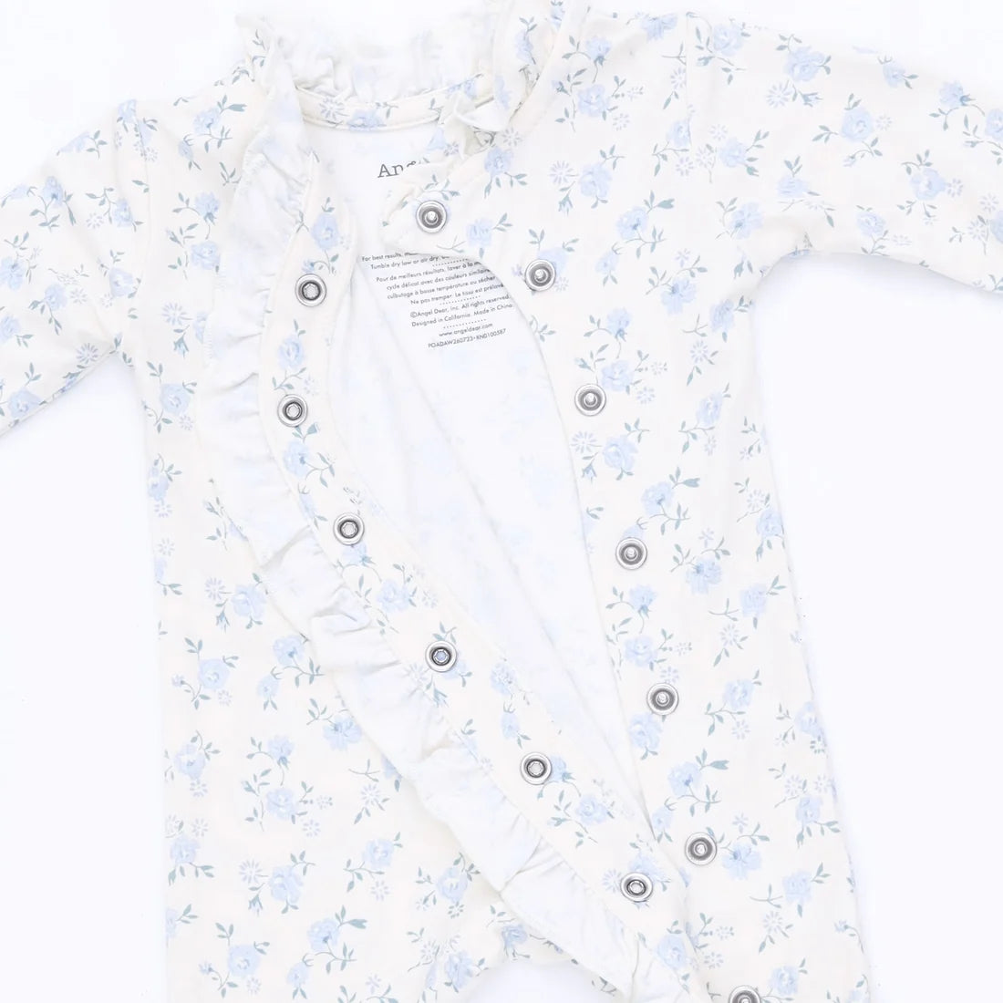 Rose Briar Ruffle Footie