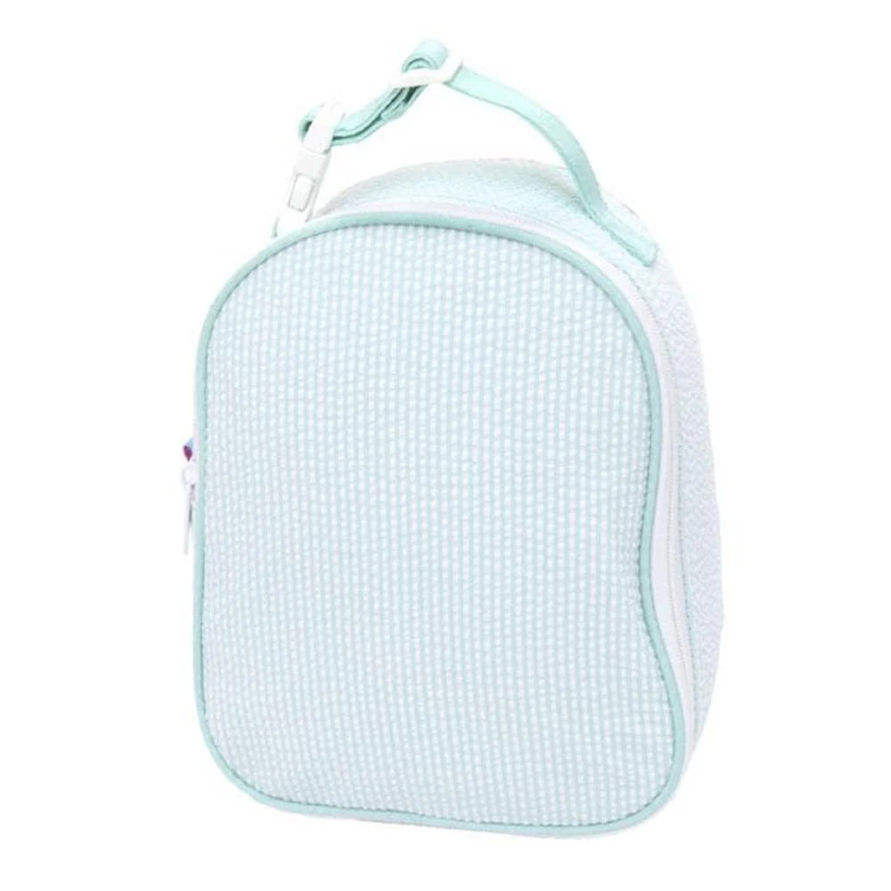 Mint Seersucker Lunchbox