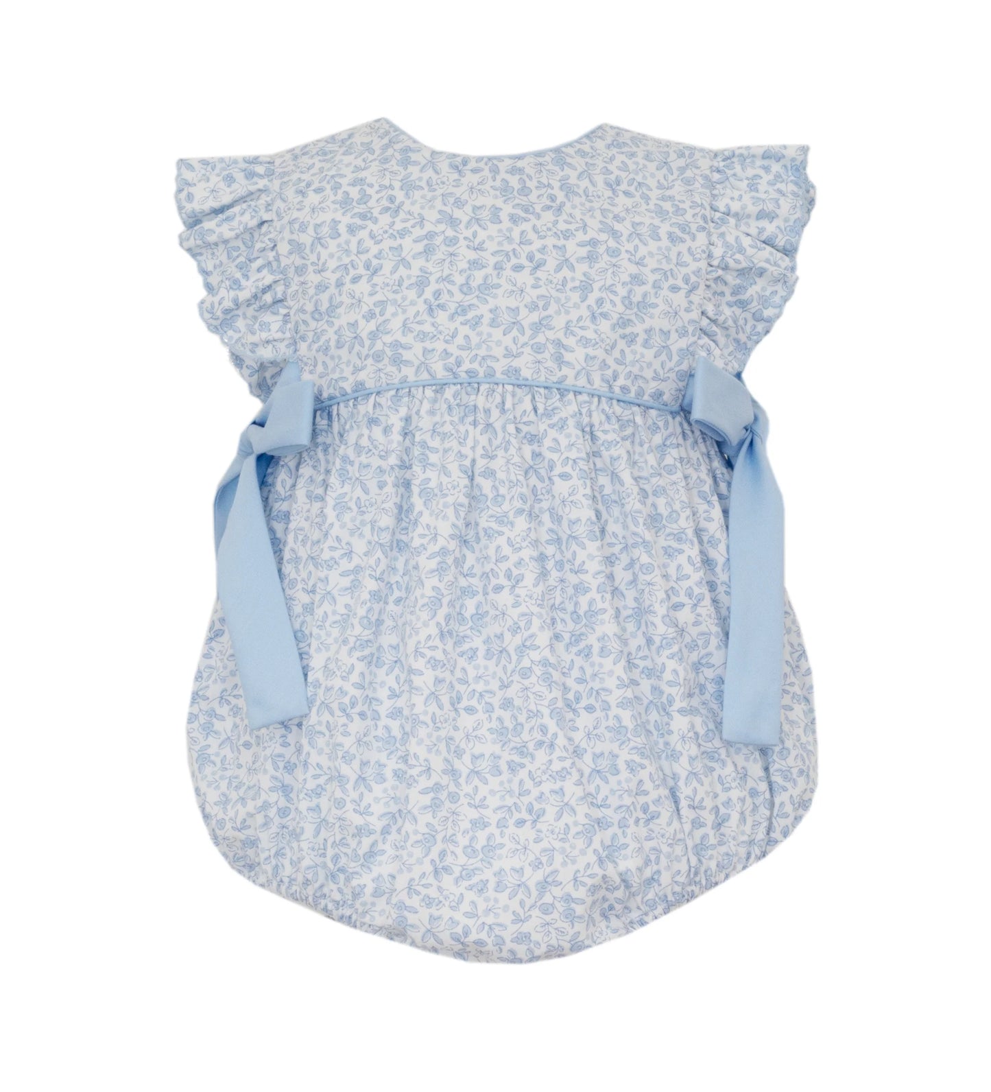 Floral Sleeveless Bubble With Bows