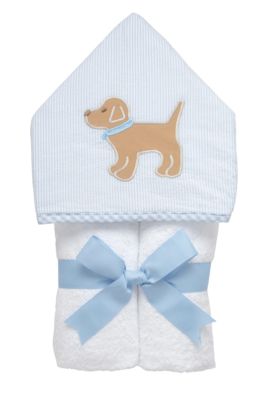 Puppy Everykid Towel Blue & Pink