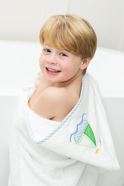 Sailboat Everykid Towel Blue & Pink