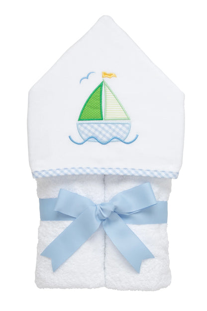 Sailboat Everykid Towel Blue & Pink