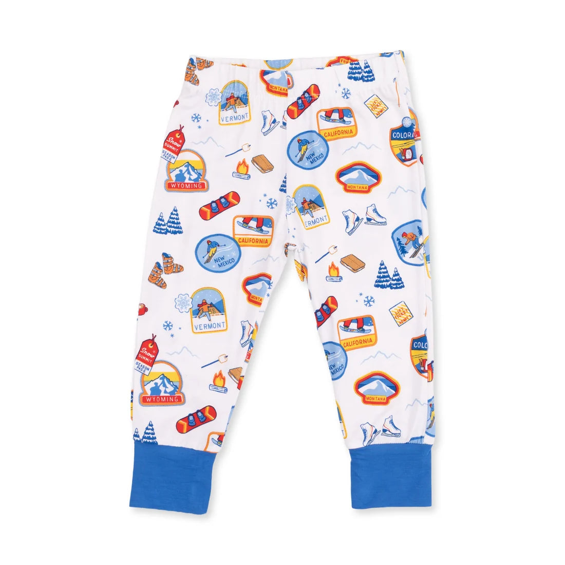 Vintage Ski Patches Loungewear Set