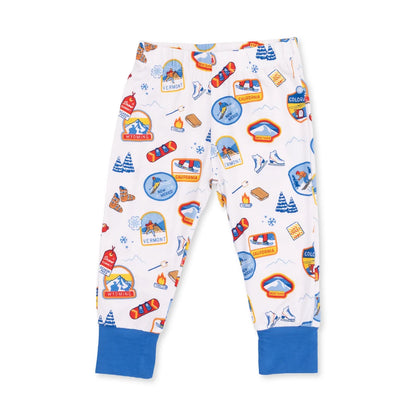 Vintage Ski Patches Loungewear Set