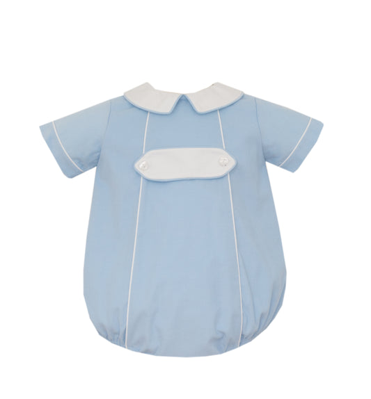 Light Blue Corduroy Boys Bubble