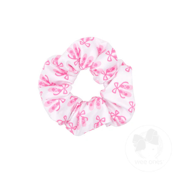 Ballet Print Scrunchie