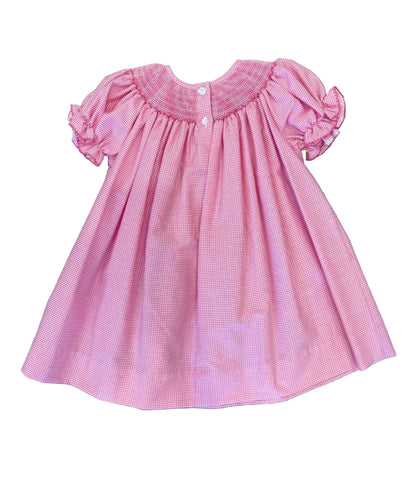 Lil Sister Smocked Pink Dress