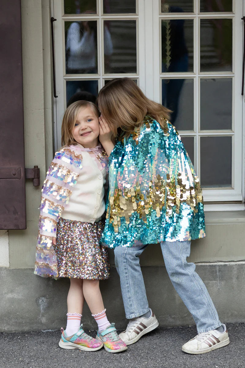 5th Avenue Paillette Cape