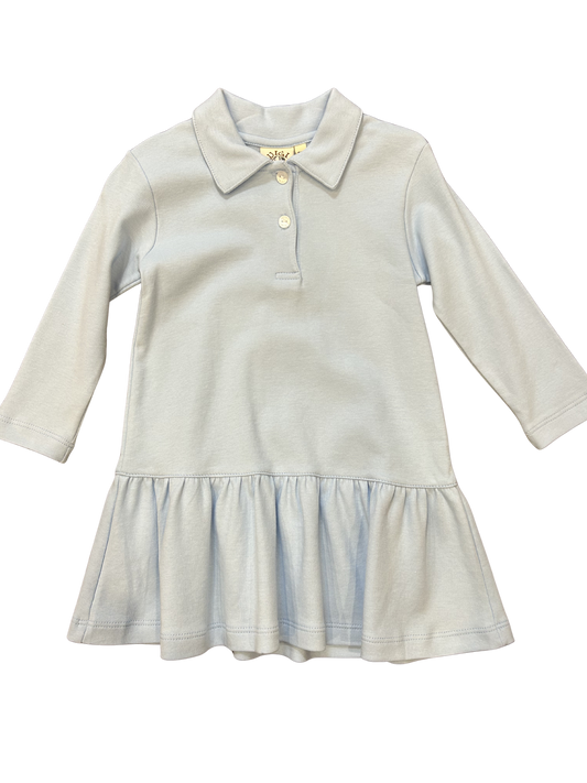 Sky Blue Polo Dress
