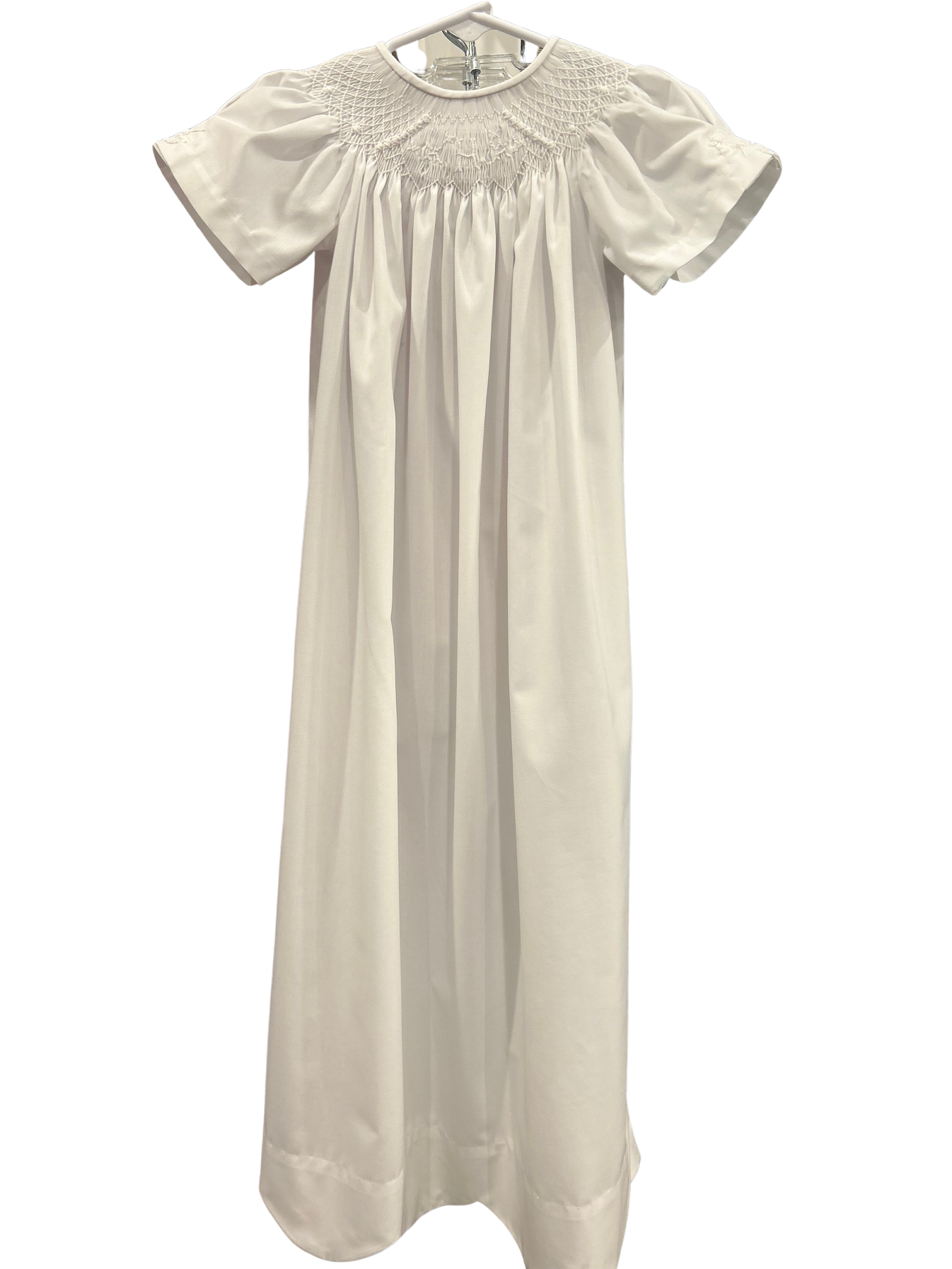 Custom Smocked Christening Gown