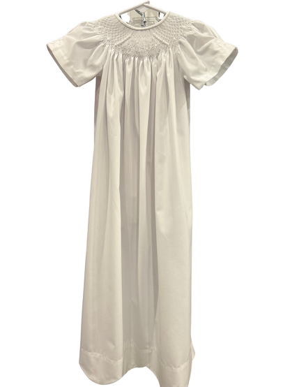 Custom Smocked Christening Gown
