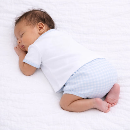 Silly Goose Diaper Cover Set Light Blue