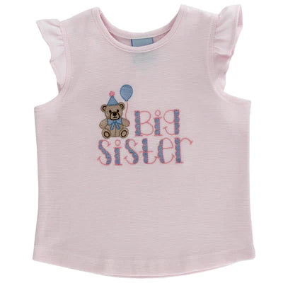 Pink Micro Stripe Big Sister Top