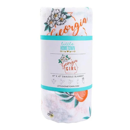Georgia Girl Muslin Swaddle Blanket