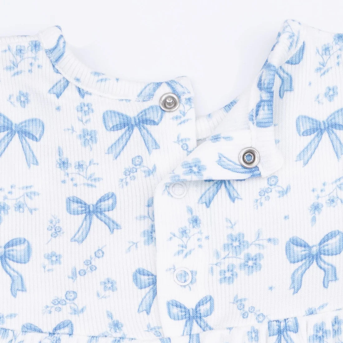 Bows And Flowers Dress And Bloomer Set