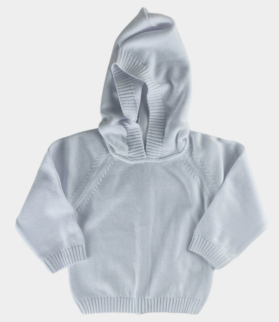 Zip Back Hoodie Blue