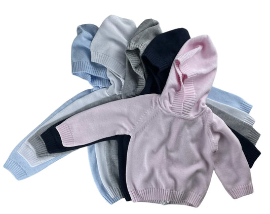 Zip Back Hoodie With Raglan Sleeve Pink