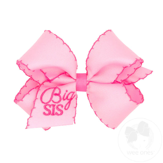 Big Sis Pink Medium Bow