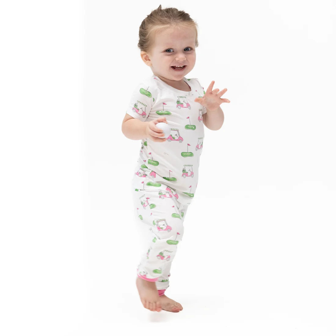 Golf Cart Pink Loungewear Set