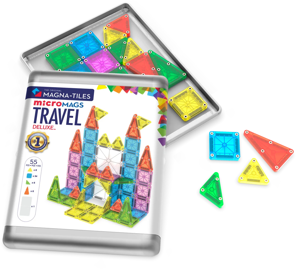MAGNA-TILES® MicroMAGS Travel Deluxe Set