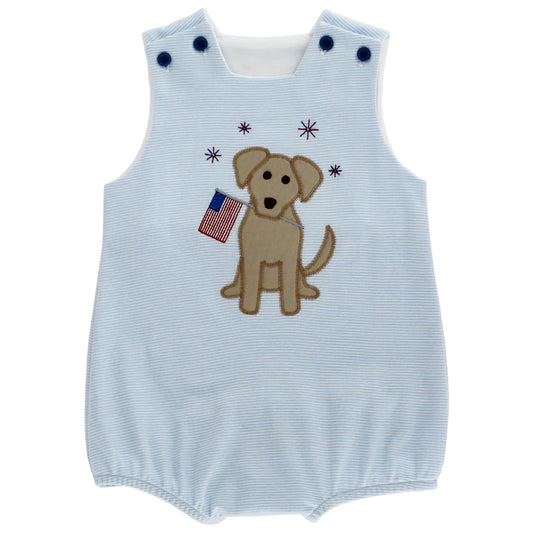 Patriotic Pup - Boys Knit Bubble