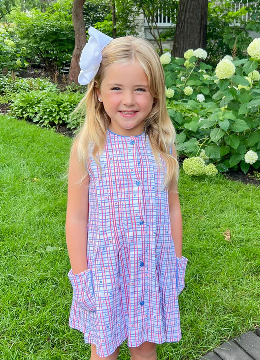 Patriotic Knit Reagan Dress