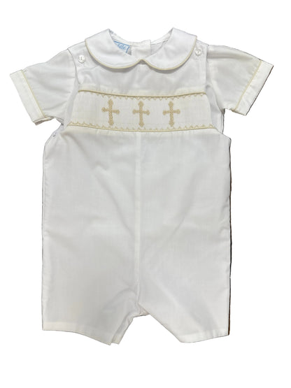 White Poplin Jon Jon With Top