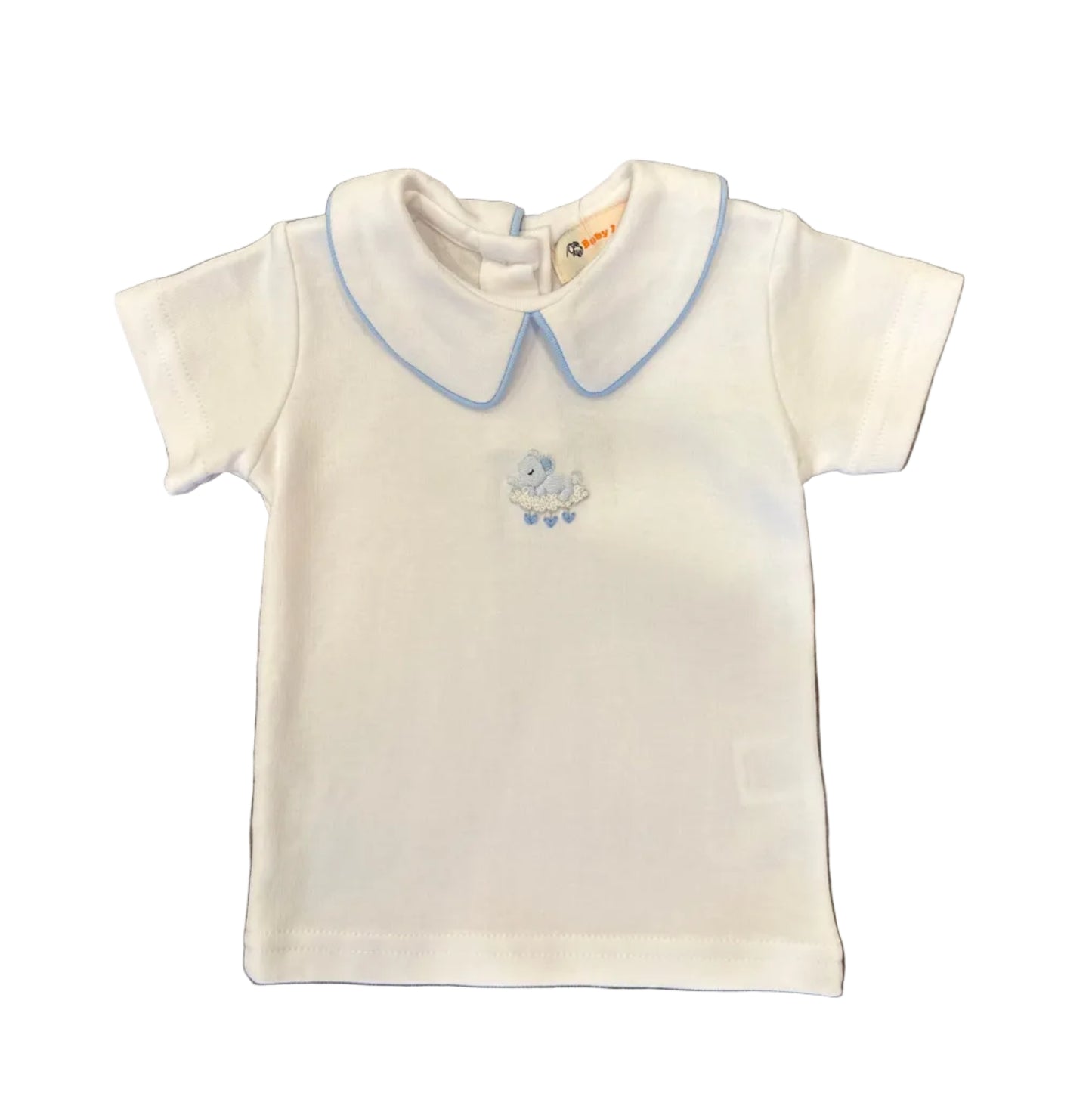 White Boy Shirt with Elephant