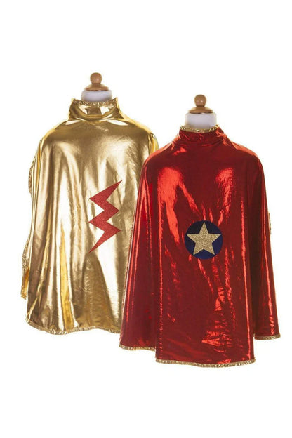 Gold and Red Reversible Wonder Cape (5-6)